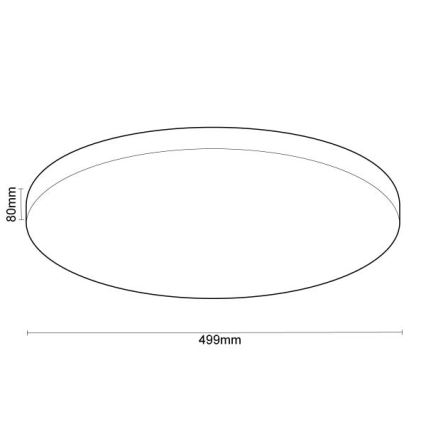 LED Hämardatav laevalgusti OPAL LED/48W/230V 2700-6500K Wi-Fi Tuya valge + kaugjuhtimispult