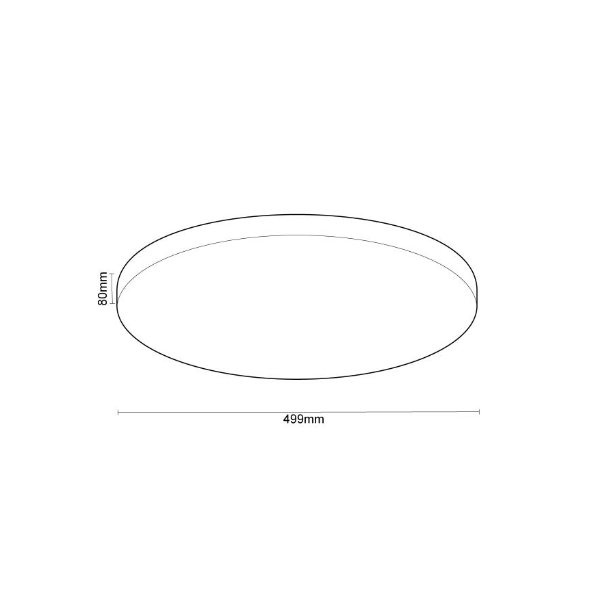 LED Hämardatav laevalgusti OPAL LED/48W/230V 2700-6500K Wi-Fi Tuya valge + kaugjuhtimispult