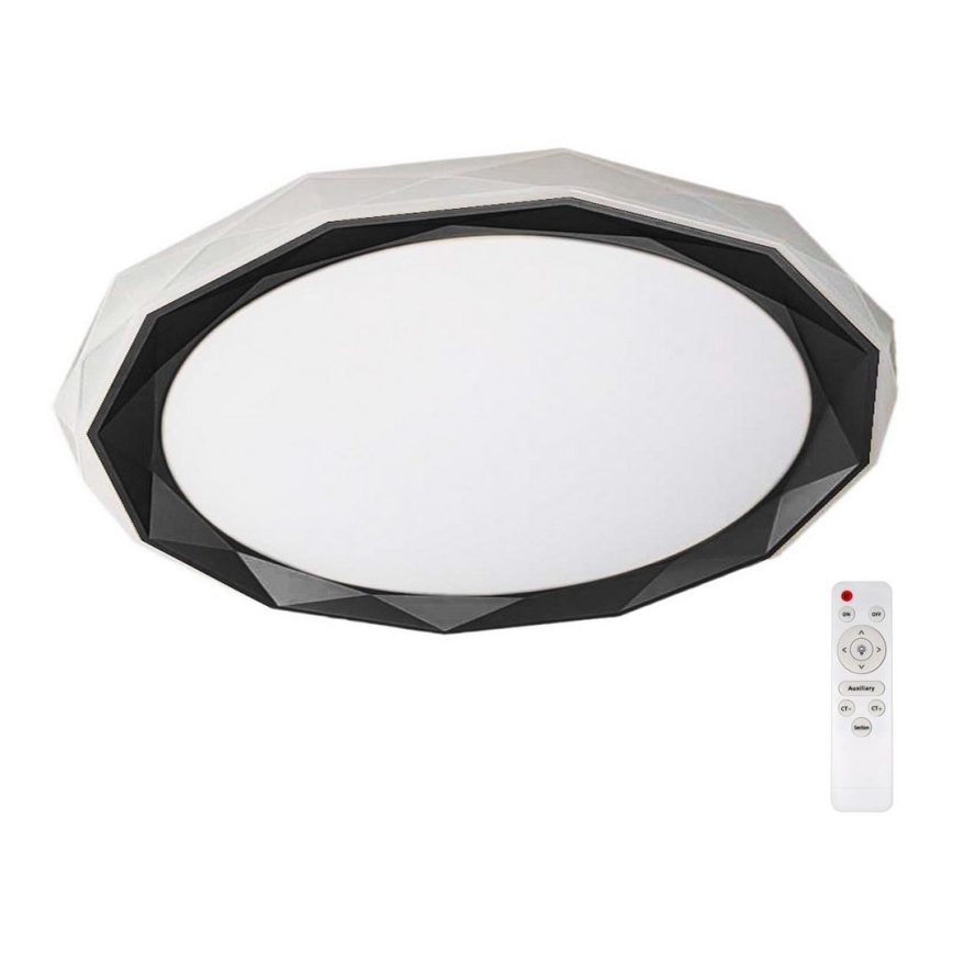 LED Hämardatav laevalgusti OSCAR LED/45W/230V 3000-6000K must + kaugjuhtimispult