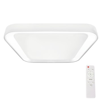 LED Hämardatav laevalgusti QUADRO LED/38W/230V 3000-6000K valge + pult