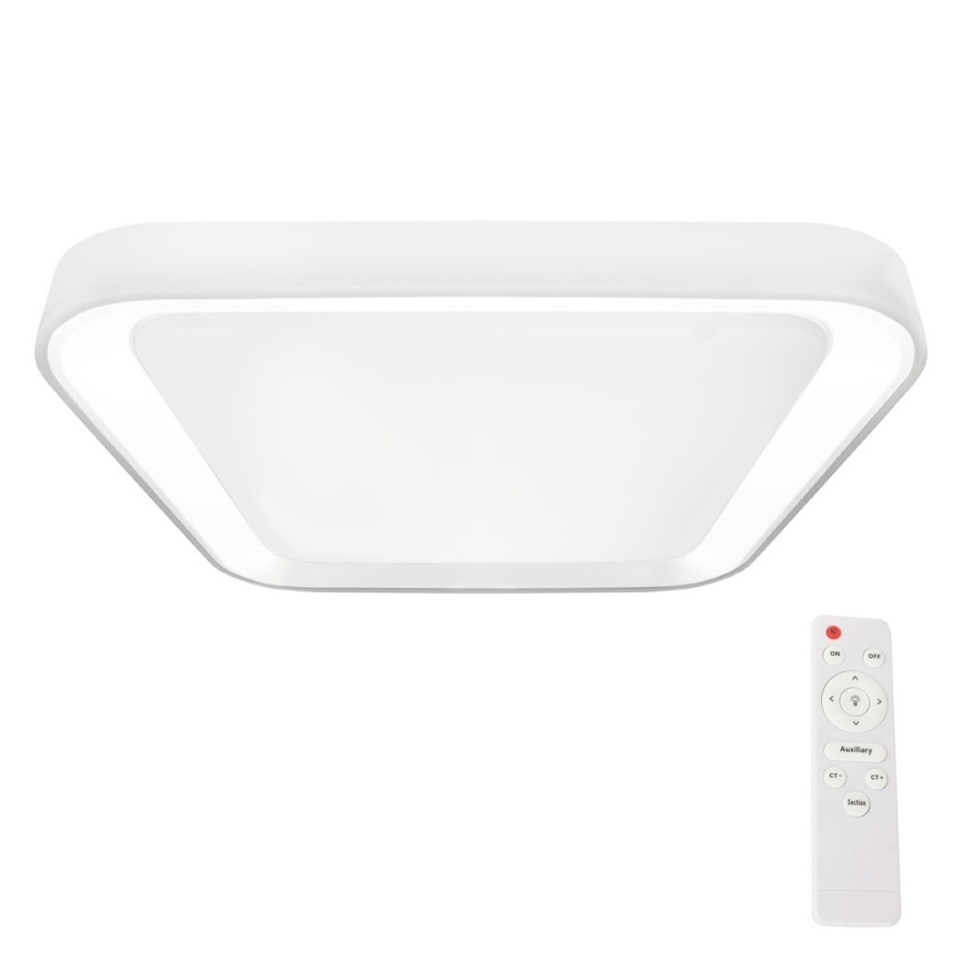 LED Hämardatav laevalgusti QUADRO LED/38W/230V 3000-6000K valge + pult