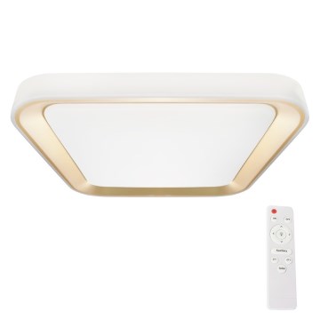 LED Hämardatav laevalgusti QUADRO LED/66W/230V 3000-6000K valge/kuldne + pult