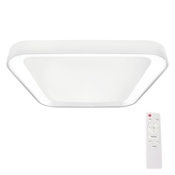 LED Hämardatav laevalgusti QUADRO LED/66W/230V 3000-6000K valge + pult