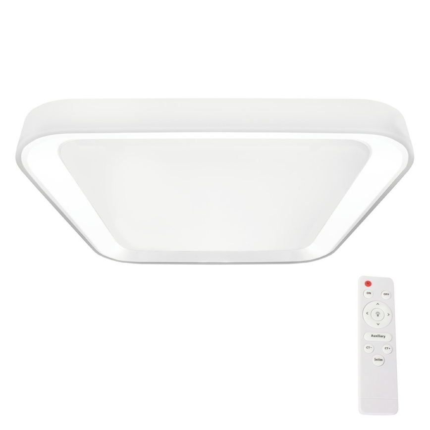 LED Hämardatav laevalgusti QUADRO LED/66W/230V 3000-6000K valge + pult