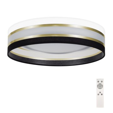 LED Hämardatav laevalgusti SMART CORAL GOLD LED/24W/230V must/valge + Pult