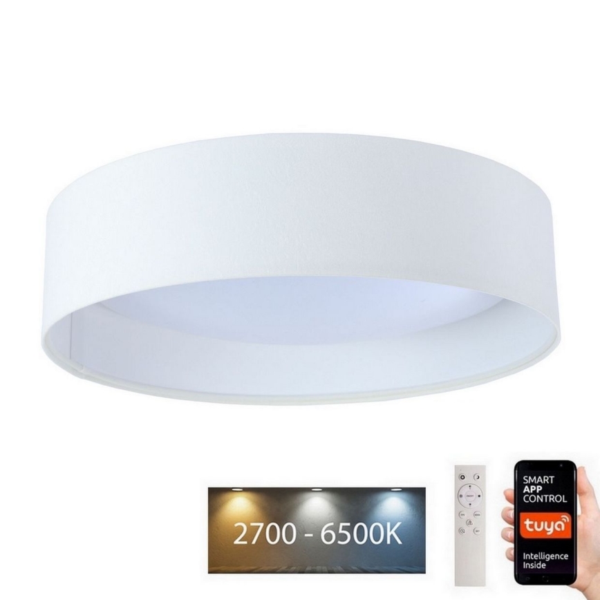 LED Hämardatav laevalgusti SMART GALAXY LED/24W/230V d. 45 cm 2700-6500K Wi-Fi Tuya valge + kaugjuhtimispult