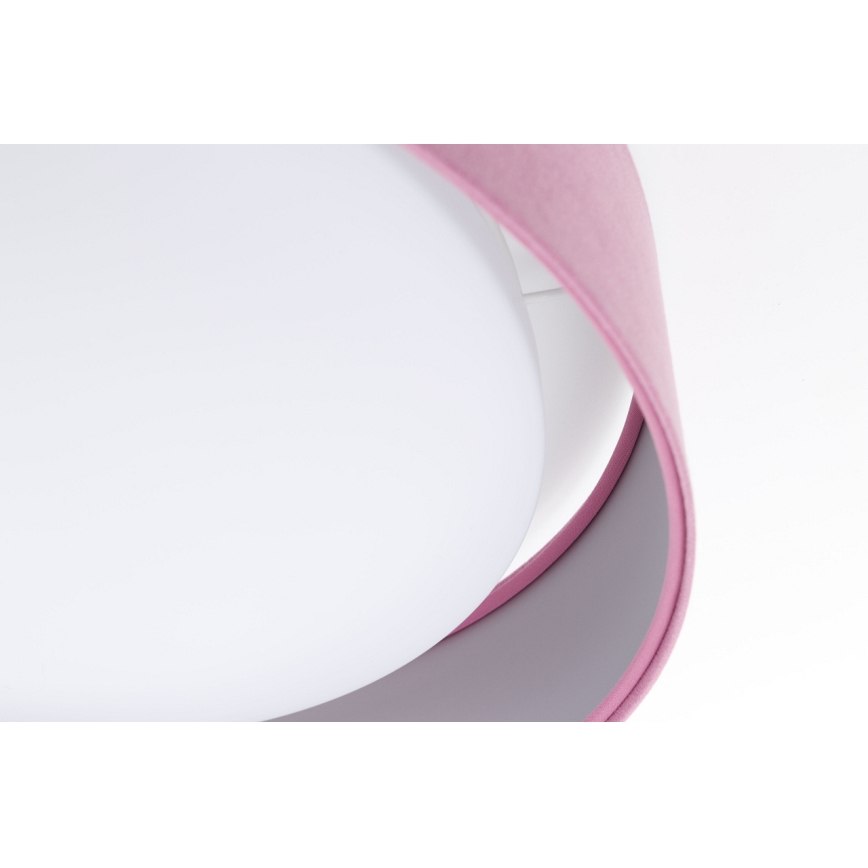 LED Hämardatav laevalgusti SMART GALAXY LED/24W/230V d. 44 cm roosa/hõbedane 3000-6500K + kaugjuhtimispult