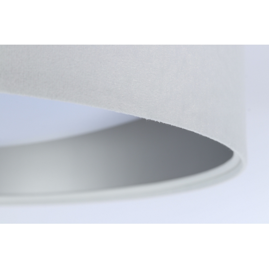 LED Hämardatav laevalgusti SMART GALAXY LED/24W/230V d. 44 cm valge/hõbedane 3000-6500K + kaugjuhtimispult