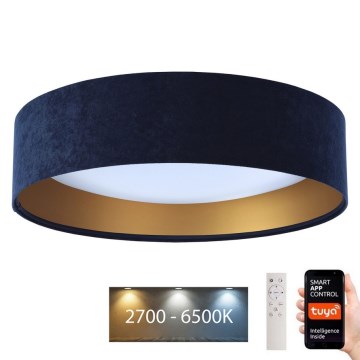 LED Hämardatav laevalgusti SMART GALAXY LED/36W/230V d. 55 cm 2700-6500K Wi-Fi Tuya sinine/kuldne+ kaugjuhtimispult