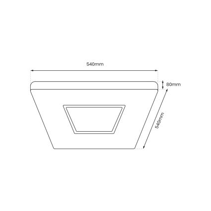 LED Hämardatav laevalgusti SPARKY LED/65W/230V 3000-6000K + kaugjuhtimispult