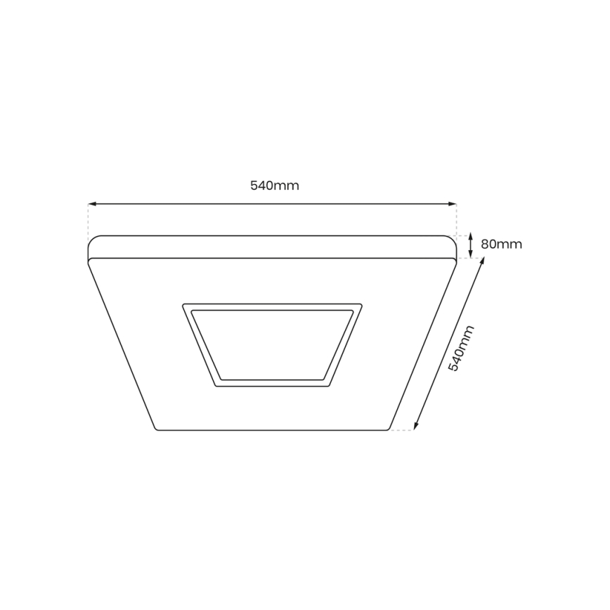 LED Hämardatav laevalgusti SPARKY LED/65W/230V 3000-6000K + kaugjuhtimispult
