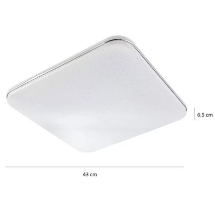 LED Hämardatav laevalgusti SYRIUS puldiga LED/72W/230V