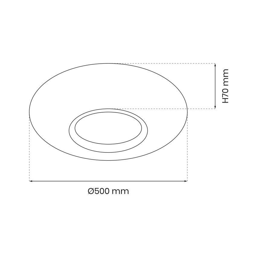 LED Hämardatav laevalgusti TOKYO LED/48W/230V 3000-6000K + pult