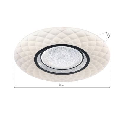 LED Hämardatav laevalgusti TOKYO LED/48W/230V + Pult