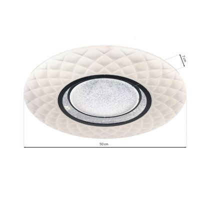 LED Hämardatav laevalgusti TOKYO LED/48W/230V + Pult