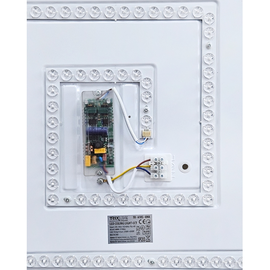 LED Hämardatav laevalgusti UNA LED/60W/230V 2700-6500K 50x50 cm + kaugjuhtimispult
