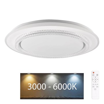 LED Hämardatav laevalgusti vannituppa ADELA LED/72W/230V d. 48 cm 3000-6000K IP44 + kaugjuhtimispult