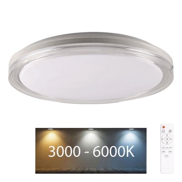 LED Hämardatav laevalgusti vannituppa CASSANDRA LED/72W/230V d. 49 cm 3000-6000K IP44 + kaugjuhtimispult