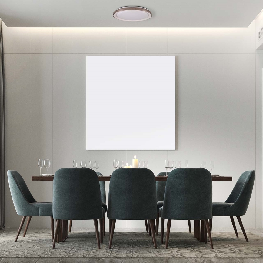LED Hämardatav laevalgusti vannituppa GRAŻYNA LED/48W/230V 3000-6000K d. 41 cm IP44 hall + kaugjuhtimispult