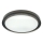 LED Hämardatav laevalgusti vannituppa HALINA LED/48W/230V 3000-6000K d. 38 cm IP44 must + kaugjuhtimispult