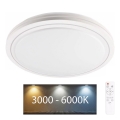 LED Hämardatav laevalgusti vannituppa MARIAN LED/72W/230V d. 48 cm 3000-6000K IP44 + kaugjuhtimispult