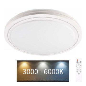 LED Hämardatav laevalgusti vannituppa MARIAN LED/72W/230V d. 48 cm 3000-6000K IP44 + kaugjuhtimispult