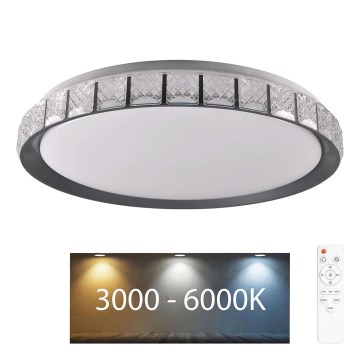 LED Hämardatav laevalgusti vannituppa NINA LED/72W/230V d. 49 cm 3000-6000K IP44 + kaugjuhtimispult
