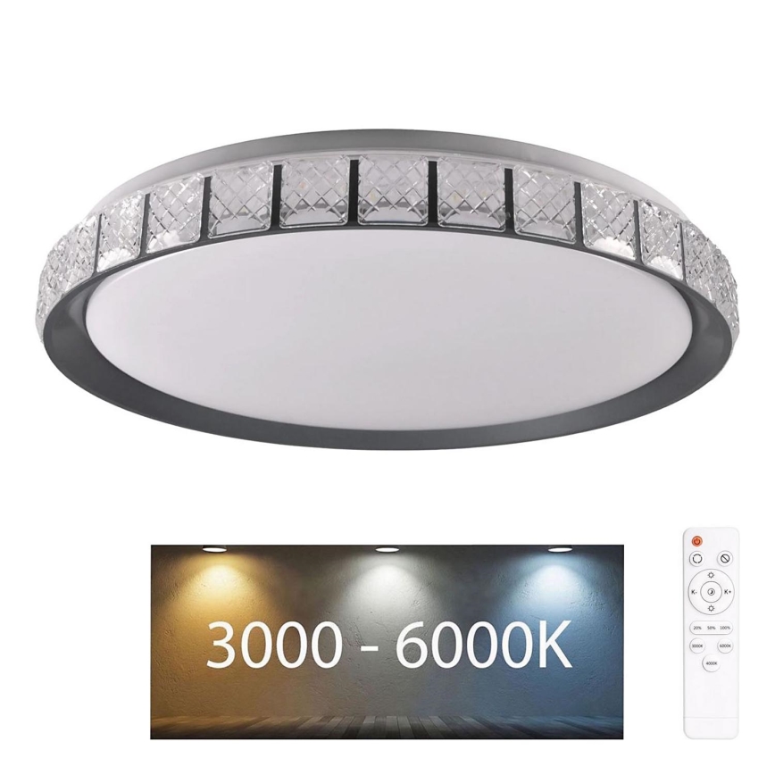 LED Hämardatav laevalgusti vannituppa NINA LED/72W/230V d. 49 cm 3000-6000K IP44 + kaugjuhtimispult