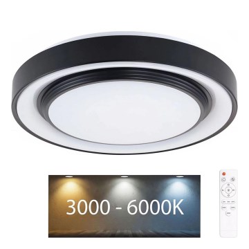 LED Hämardatav laevalgusti vannituppa ZYGMUNT LED/72W/230V d. 48,5 cm 3000-6000K IP44 + kaugjuhtimispult