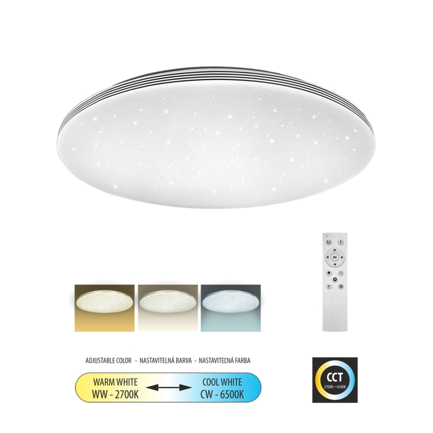 LED Hämardatav laevalgusti VENTA LED/60W/230V 2700-6500K d. 58 cm + kaugjuhtimispult