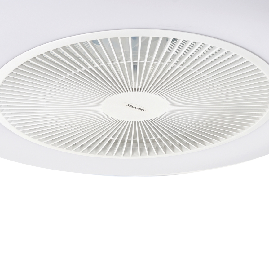 LED Hämardatav laevalgusti ventilaatoriga ARIA LED/38W/230V 3000-6000K valge + pult