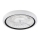 LED Hämardatav laevalgusti ventilaatoriga GEMMA LED/37W/230V valge + kaugjuhtimispult