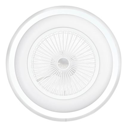 LED Hämardatav laevalgusti ventilaatoriga ZONDA LED/48W/230V 3000-6000K valge + kaugjuhtimispult