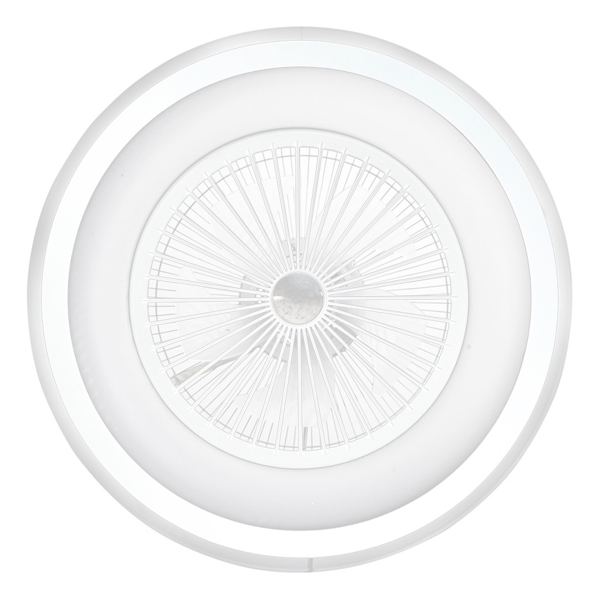 LED Hämardatav laevalgusti ventilaatoriga ZONDA LED/48W/230V 3000-6000K valge + kaugjuhtimispult