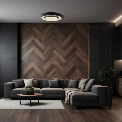 LED Hämardatav laevalgusti vannituppa ZYGMUNT LED/72W/230V d. 48,5 cm 3000-6000K IP44 + kaugjuhtimispult