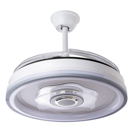 LED Hämardatav laeventilaator LED/70W/230V 3000-6000K d. 50 cm valge + kaugjuhtimispult