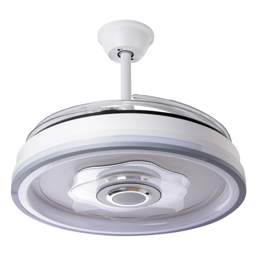 LED Hämardatav laeventilaator LED/70W/230V 3000-6000K d. 50 cm valge + kaugjuhtimispult