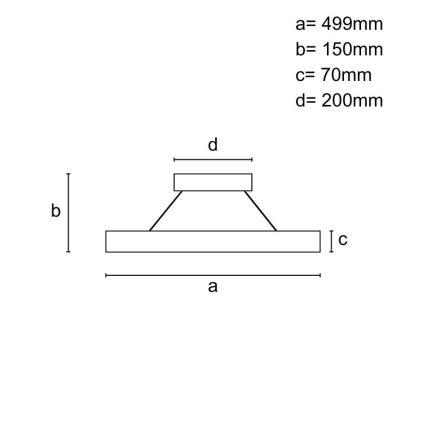 LED Hämardatav laeventilaator valgustiga LED/35W/230V 3000-6500K must + kaugjuhtimispult