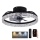 LED Hämardatav laeventilaator valgustiga LED/35W/230V 3000-6500K must + kaugjuhtimispult