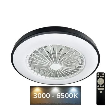 LED Hämardatav laeventilaator valgustiga OPAL LED/48W/230V 3000-6500K + kaugjuhtimispult