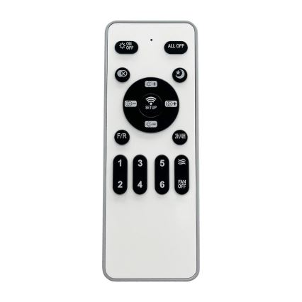 LED Hämardatav laeventilaator valgustiga ZEPHYR LED/48W/230V 3000-6000K kuldne + kaugjuhtimispult