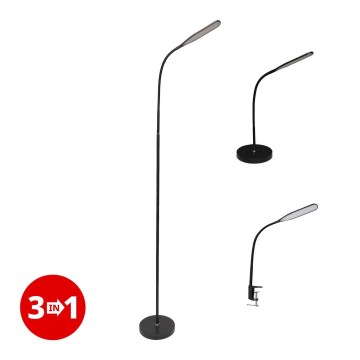 LED Hämardatav lamp 3-ühes DARA LED/10W/230V 3000/4000/6000K CRI 90 must