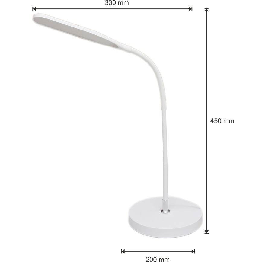 LED Hämardatav lamp 3-ühes DARA LED/10W/230V 3000/4000/6000K CRI 90 valge