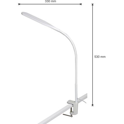 LED Hämardatav lamp 3-ühes DARA LED/10W/230V 3000/4000/6000K CRI 90 valge