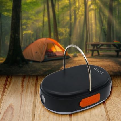 LED Hämardatav laetav lamp akupanga funktsiooniga K4 LED/1W/5V 3000-6500K IPX4 4000 mAh must