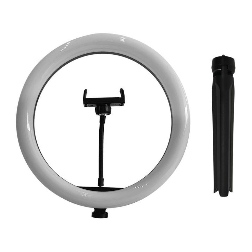 LED Hämardatav lamp statiivi ja hoidjaga vlogimise jaoks LED/10W/5V 3200-5500K