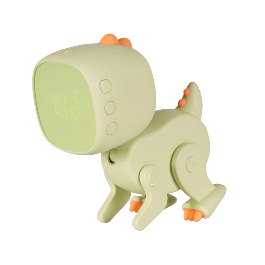 LED RGBW Hämardatav laste väike öölamp koos äratuskellaga ROBOT LED/1W/5V 1200 mAh