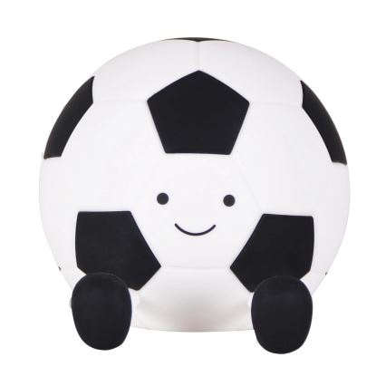 LED Hämardatav laste puutetundlik lamp FOOTBALL LED/2W/5V USB 1200 mAh valge/must