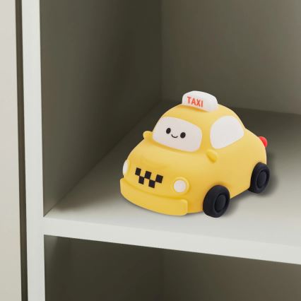 LED Hämardatav laste puutetundlik lamp TAXI LED/1W/5V USB 1200 mAh taxi kollane
