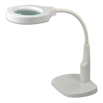 LED Hämardatav laualamp koos kahe optilise võimsusega luubiga LED/6W/230V 6000-7000K valge